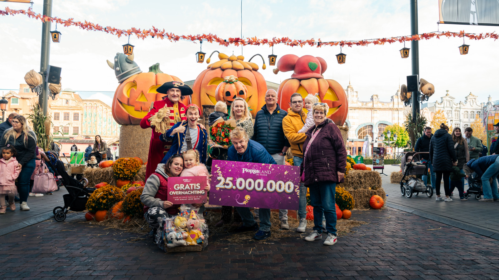 25 miljoenste bezoeker Plopsaland De Panne