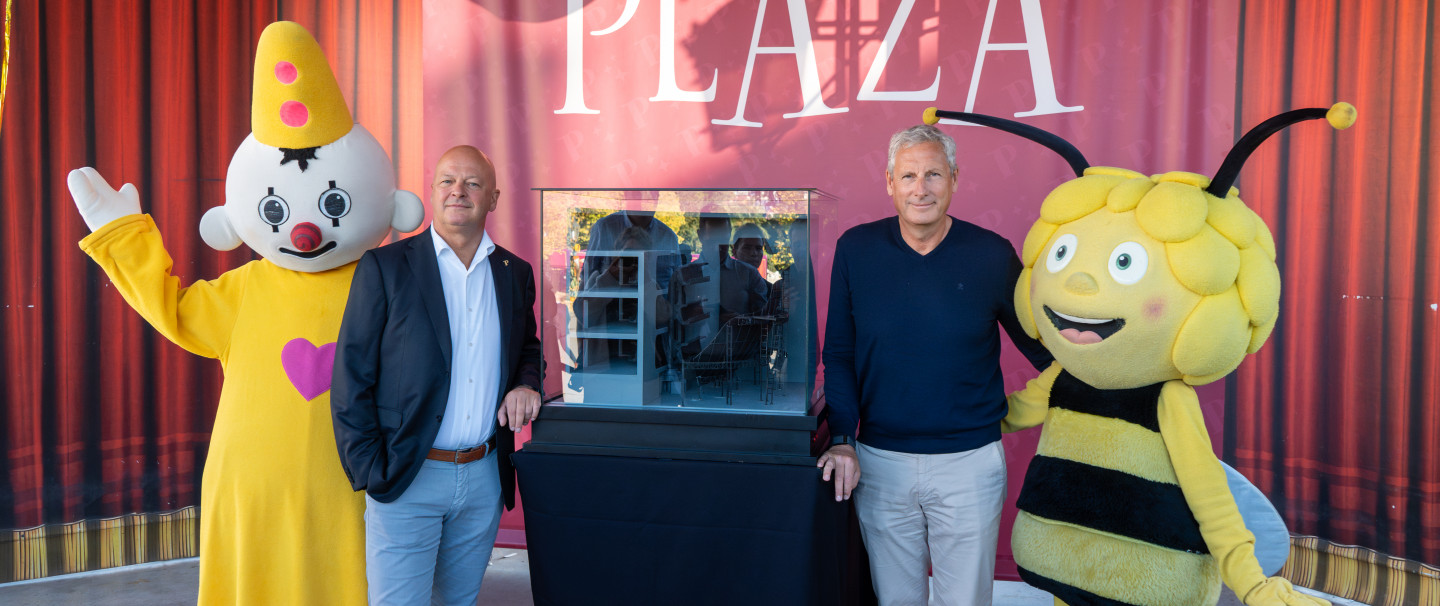 Plopsaland takes off towards the future: a record investment with the Flying Cinema as its showpiece